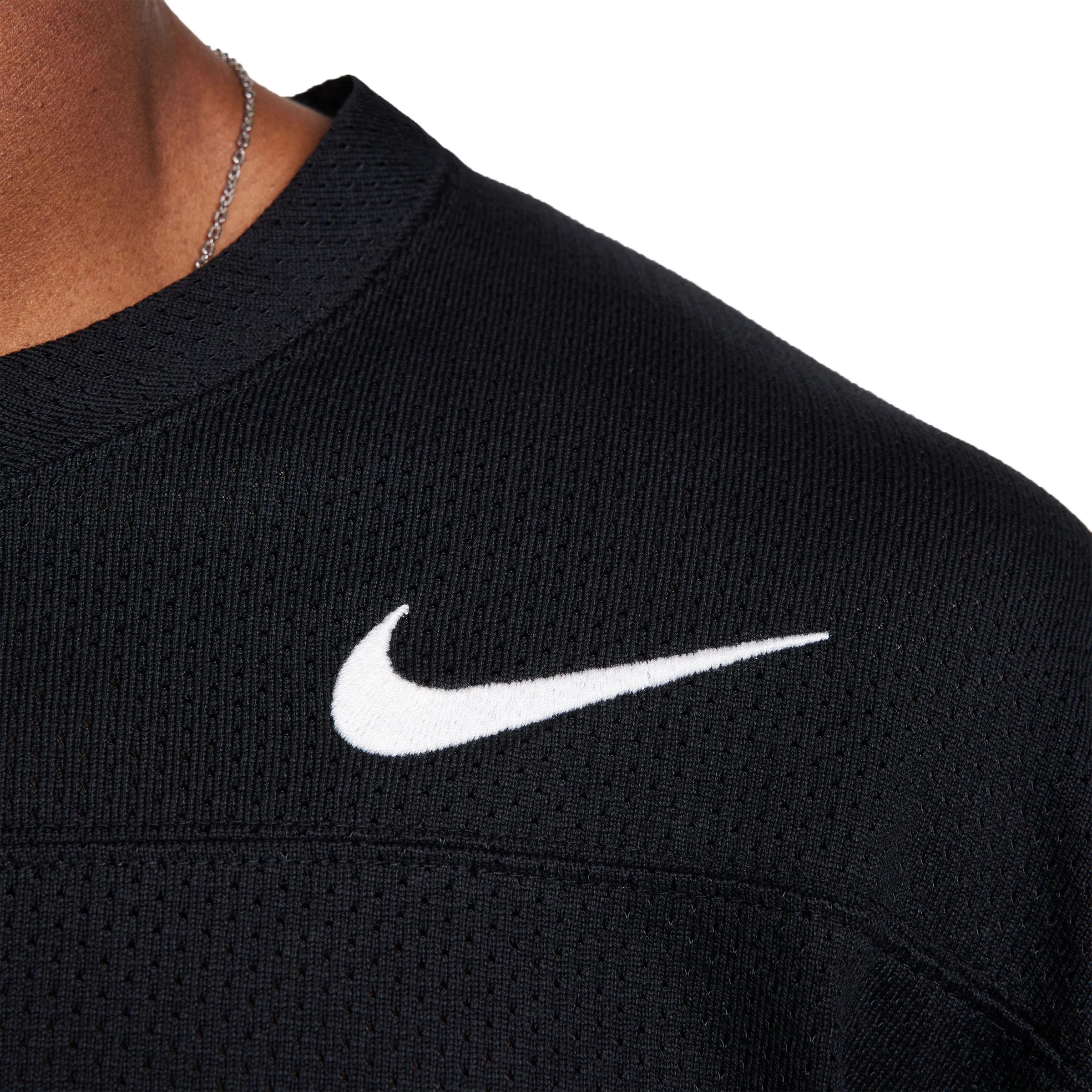 X STUSSY LONG SLEEVE MESH JERSEY